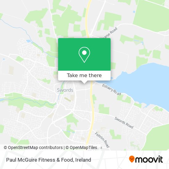 Paul McGuire Fitness & Food map
