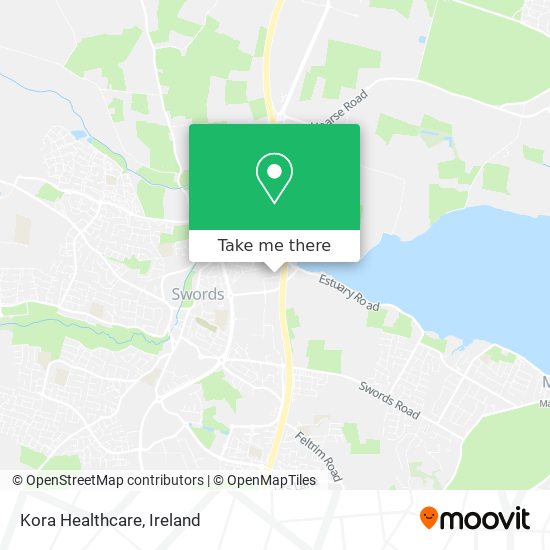 Kora Healthcare map