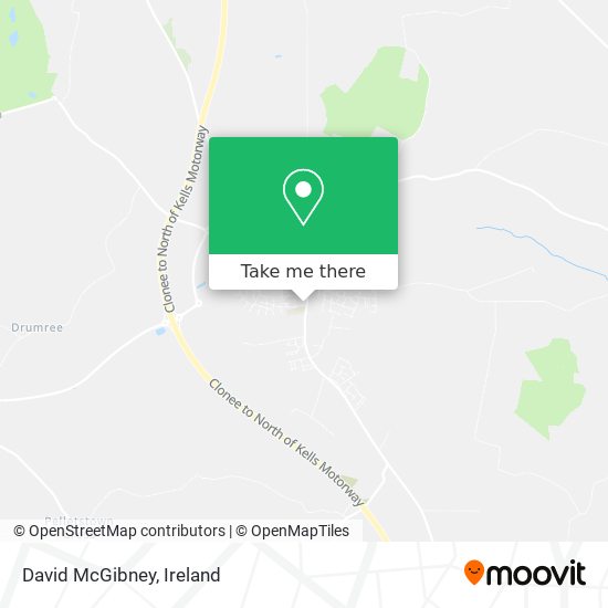 David McGibney map
