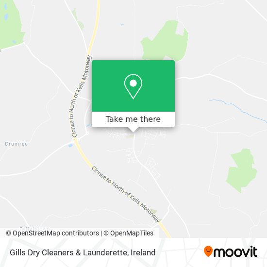 Gills Dry Cleaners & Launderette plan