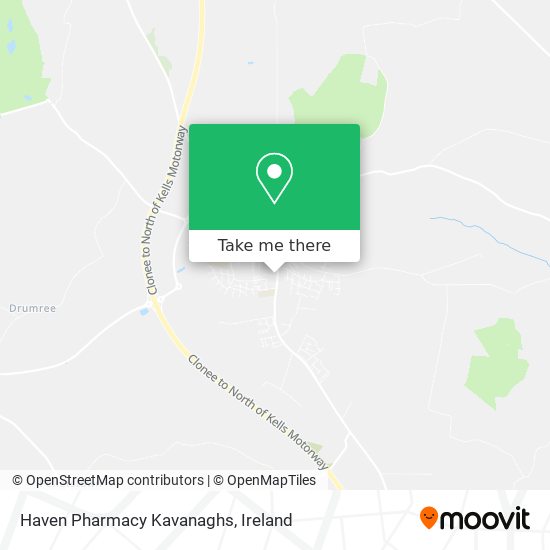 Haven Pharmacy Kavanaghs map