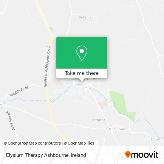 Elysium Therapy Ashbourne map