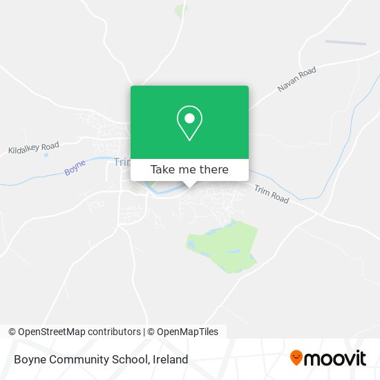 Boyne Community School map