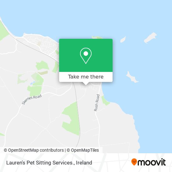 Lauren's Pet Sitting Services. map