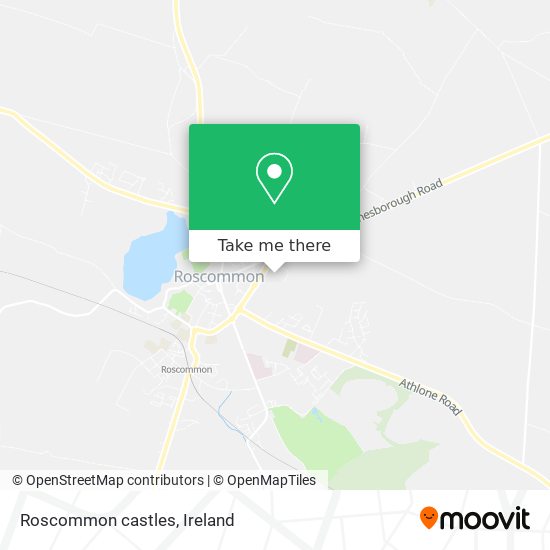 Roscommon castles map