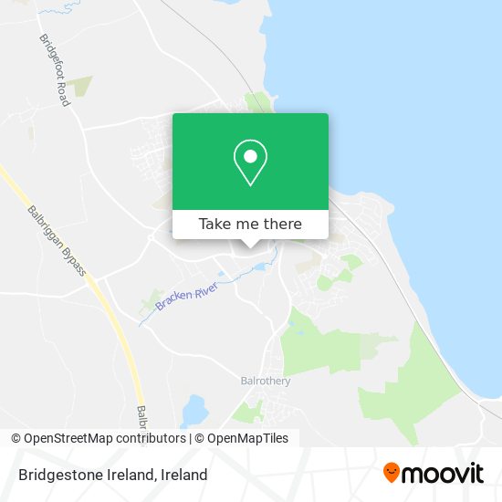 Bridgestone Ireland map