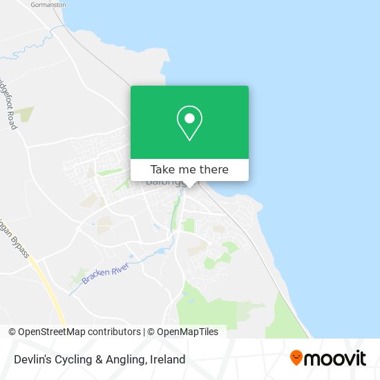 Devlin's Cycling & Angling map