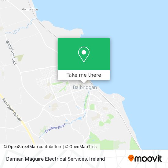 Damian Maguire Electrical Services map