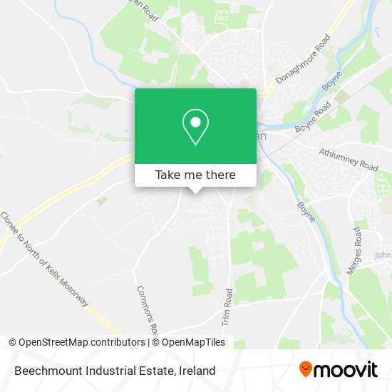 Beechmount Industrial Estate map