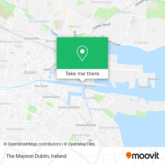 The Mayson Dublin map