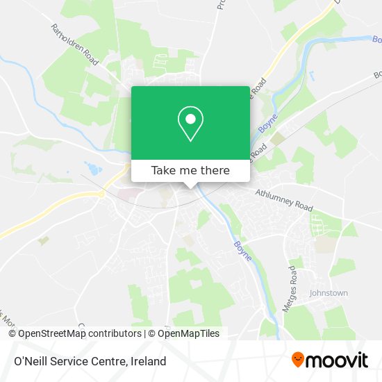 O'Neill Service Centre map