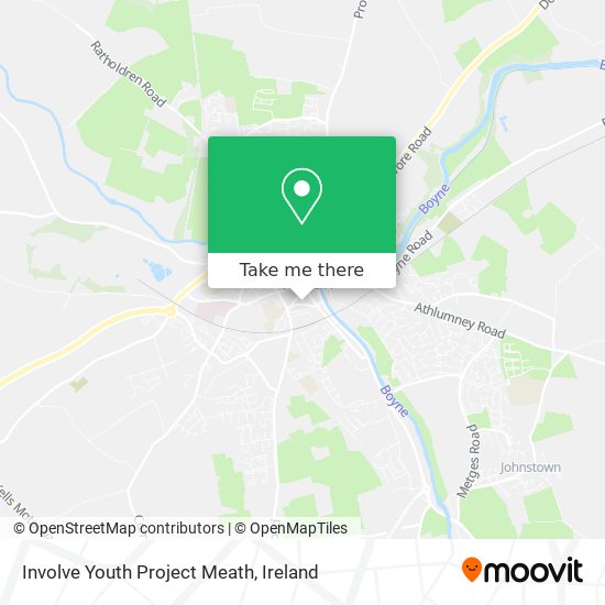 Involve Youth Project Meath map
