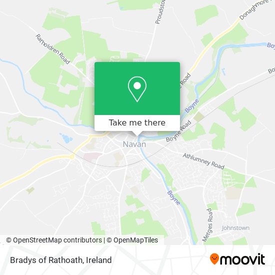 Bradys of Rathoath map