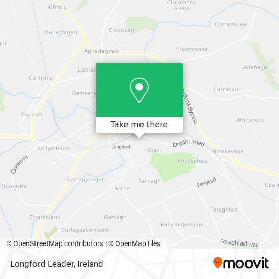 Longford Leader map