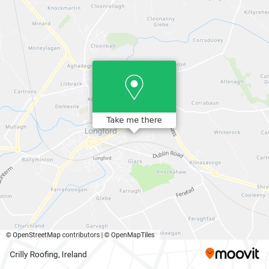 Crilly Roofing map