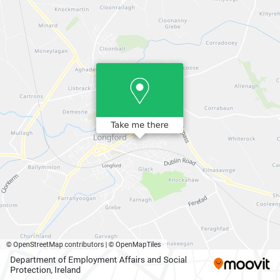 Department of Employment Affairs and Social Protection map