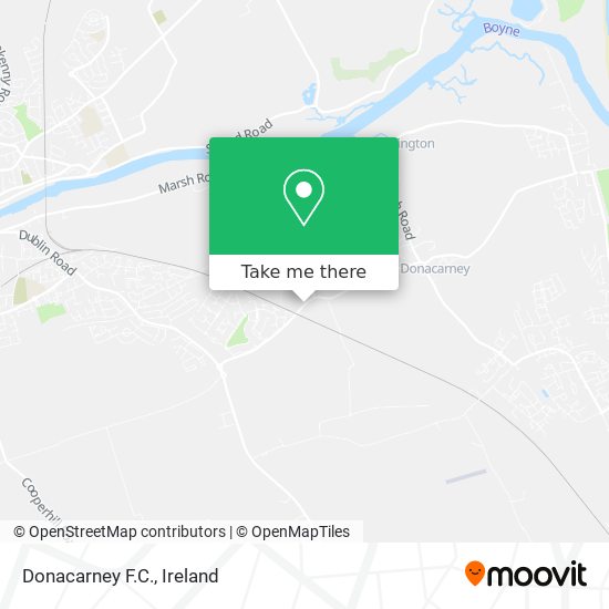 Donacarney F.C. map