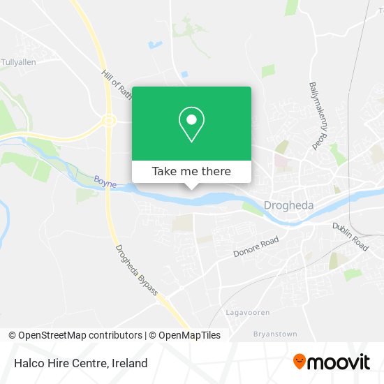 Halco Hire Centre map