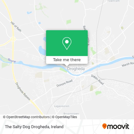 The Salty Dog Drogheda map