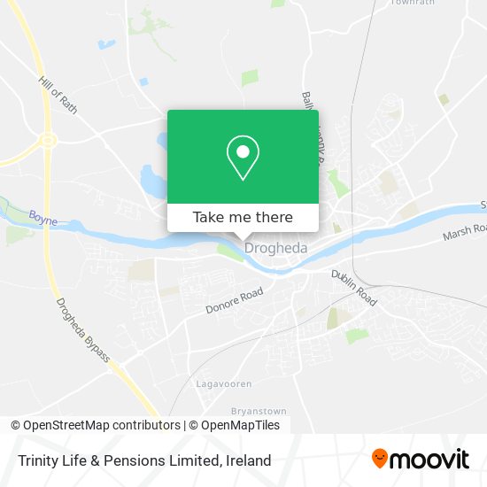 Trinity Life & Pensions Limited map