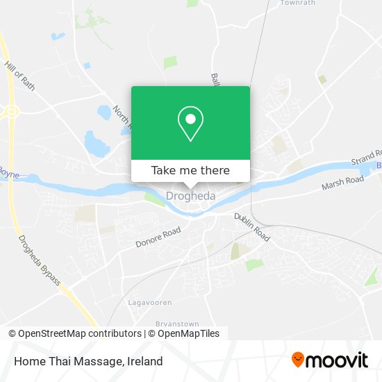 Home Thai Massage map