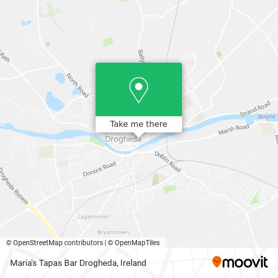 Maria's Tapas Bar Drogheda plan