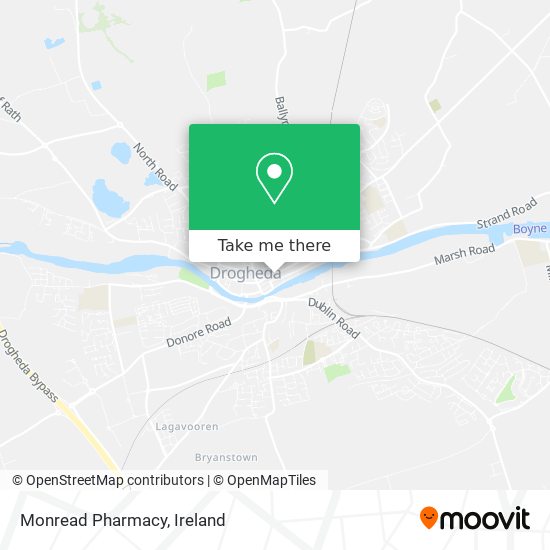 Monread Pharmacy map