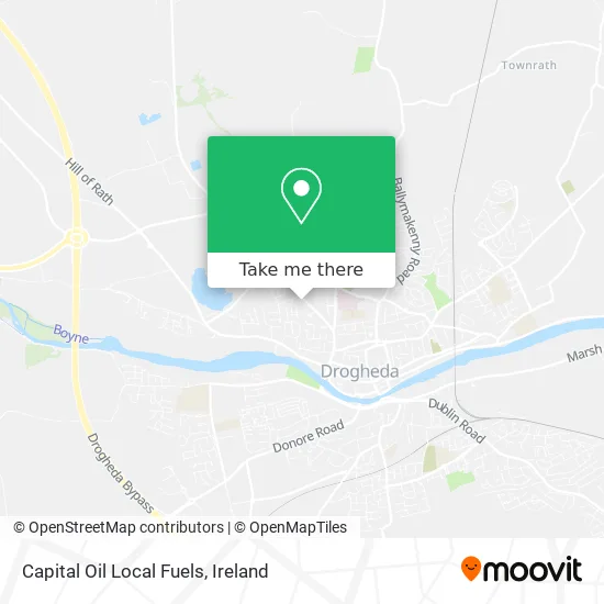 Capital Oil Local Fuels map