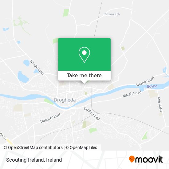 Scouting Ireland map