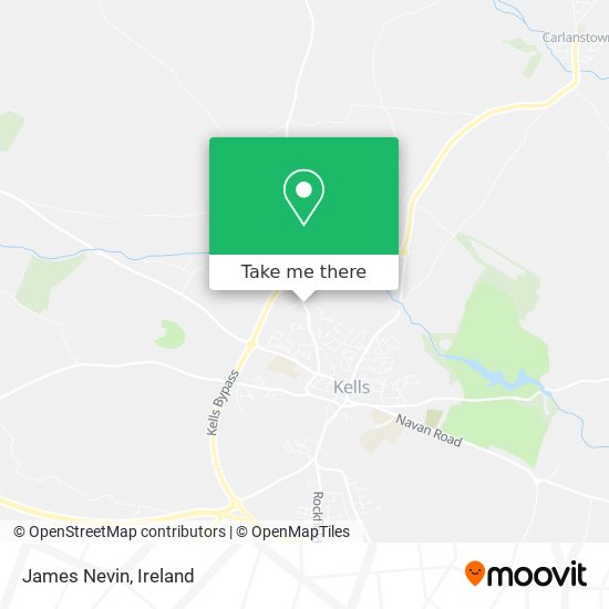 James Nevin map