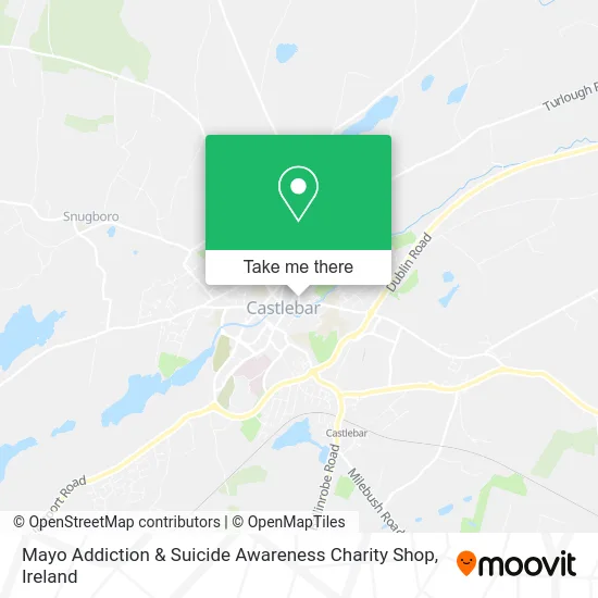 Mayo Addiction & Suicide Awareness Charity Shop map