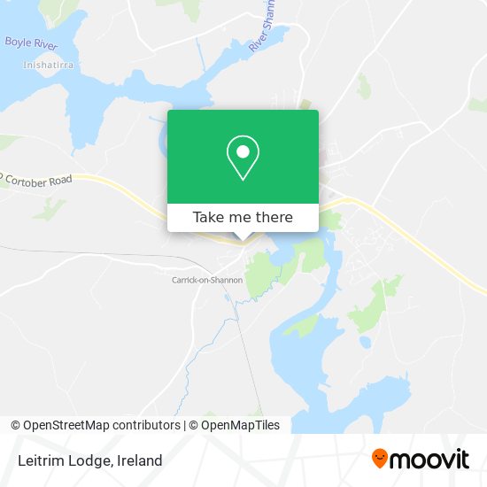 Leitrim Lodge map