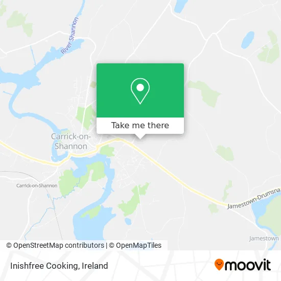 Inishfree Cooking map