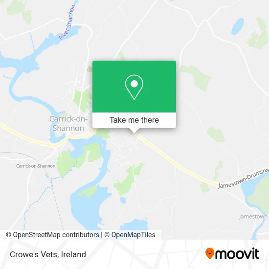 Crowe's Vets map