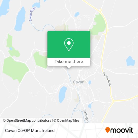 Cavan Co-OP Mart map