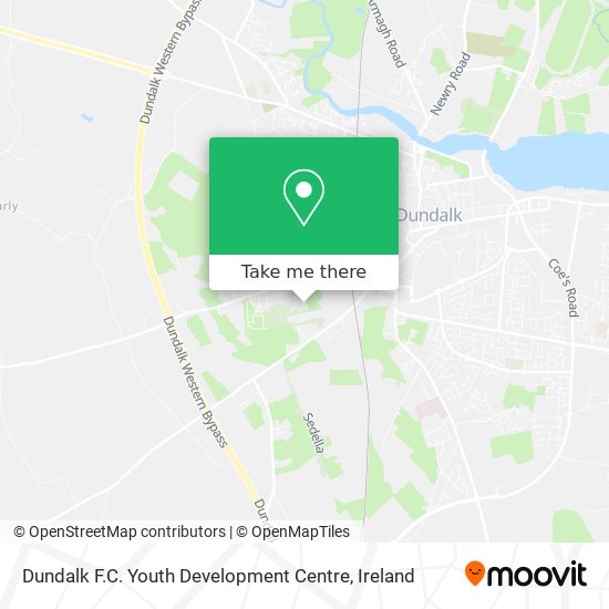 Dundalk F.C. Youth Development Centre map