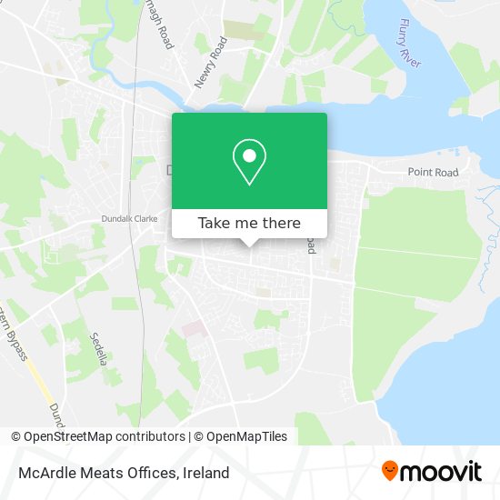 McArdle Meats Offices map