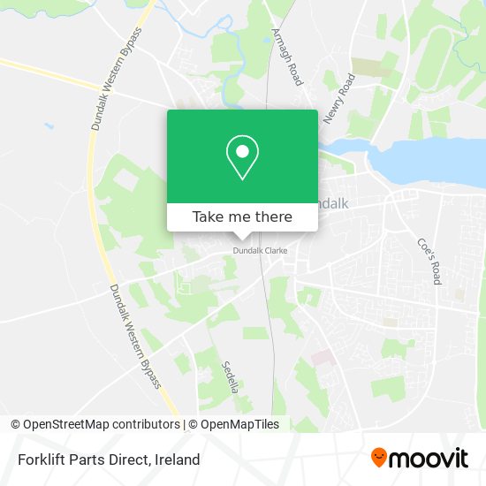 Forklift Parts Direct map