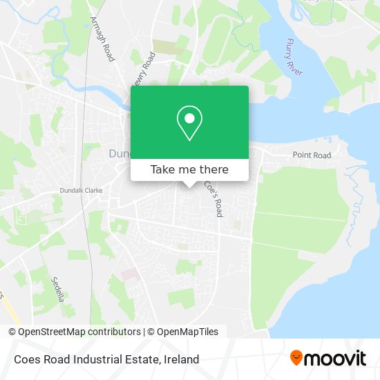 Coes Road Industrial Estate map