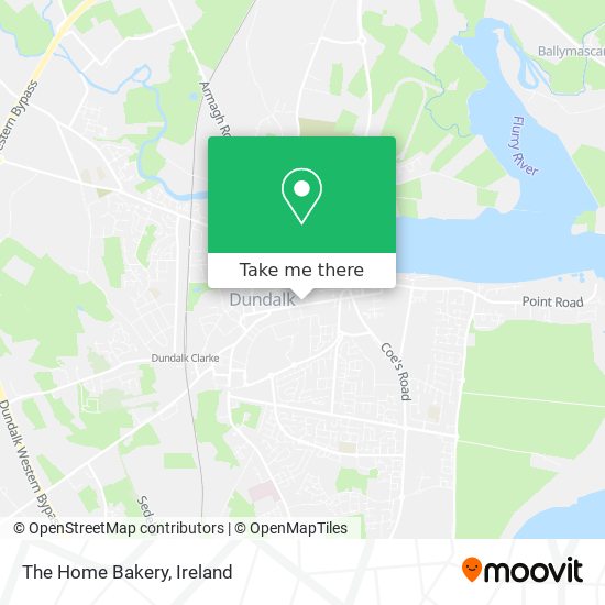The Home Bakery map