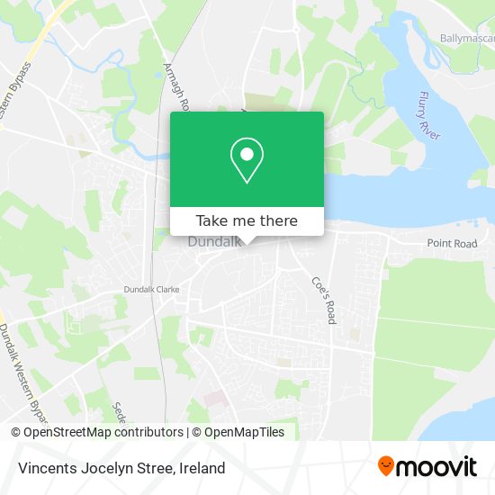 Vincents Jocelyn Stree map