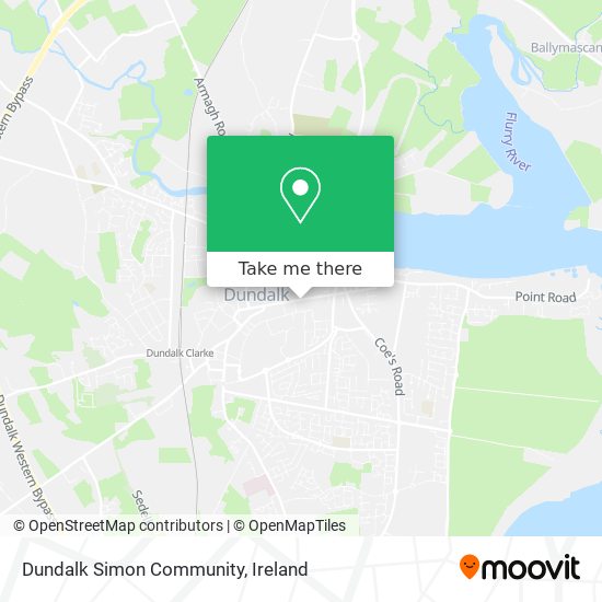 Dundalk Simon Community map