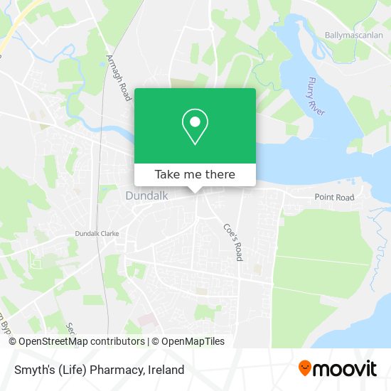 Smyth's (Life) Pharmacy map