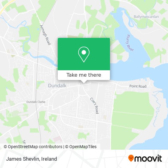 James Shevlin map