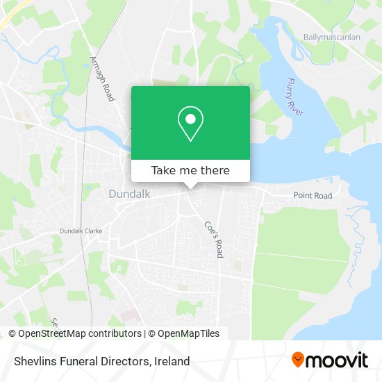 Shevlins Funeral Directors map