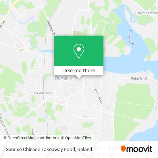 Sunrise Chinese Takeaway Food map