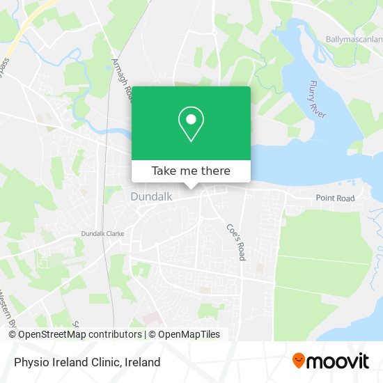 Physio Ireland Clinic map