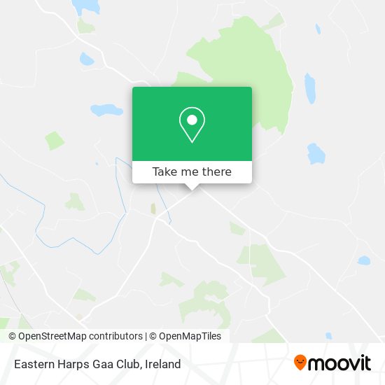 Eastern Harps Gaa Club map