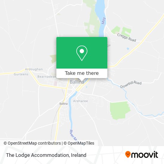 The Lodge Accommodation map