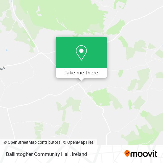 Ballintogher Community Hall map